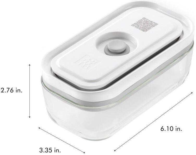 Zwilling - 350 Ml Fresh & Save Small Glass Vacuum Container - 36803-100