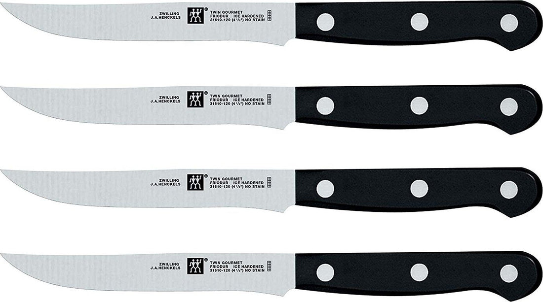 Zwilling - 4 PC Twin Gourmet Black Steak Knife Set - 39123-000