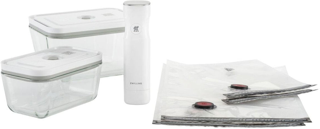 Zwilling - 7 PC Fresh & Save Medium/Large Glass Vacuum Starter Set - 36809-007