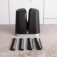 Zwilling - 7" V-Edge Chef's Knife With Sharpener - 38444-008