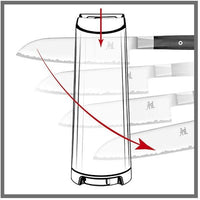 Zwilling - 7" V-Edge Nakiri Knife With Sharpener - 36130-016