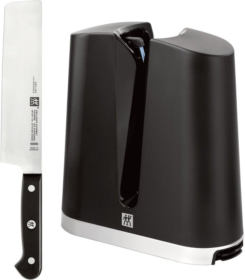 Zwilling - 7" V-Edge Nakiri Knife With Sharpener - 36130-016
