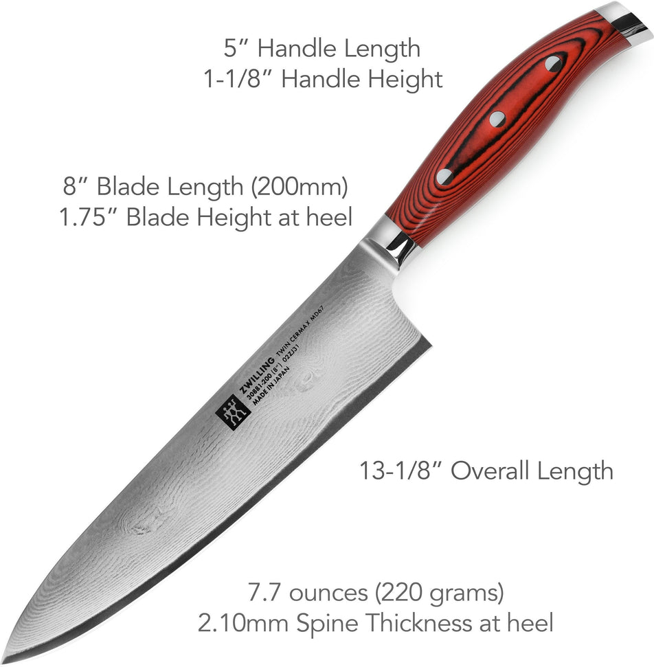 Zwilling - 8" Chef's knife TWIN Cermax - 30881-206