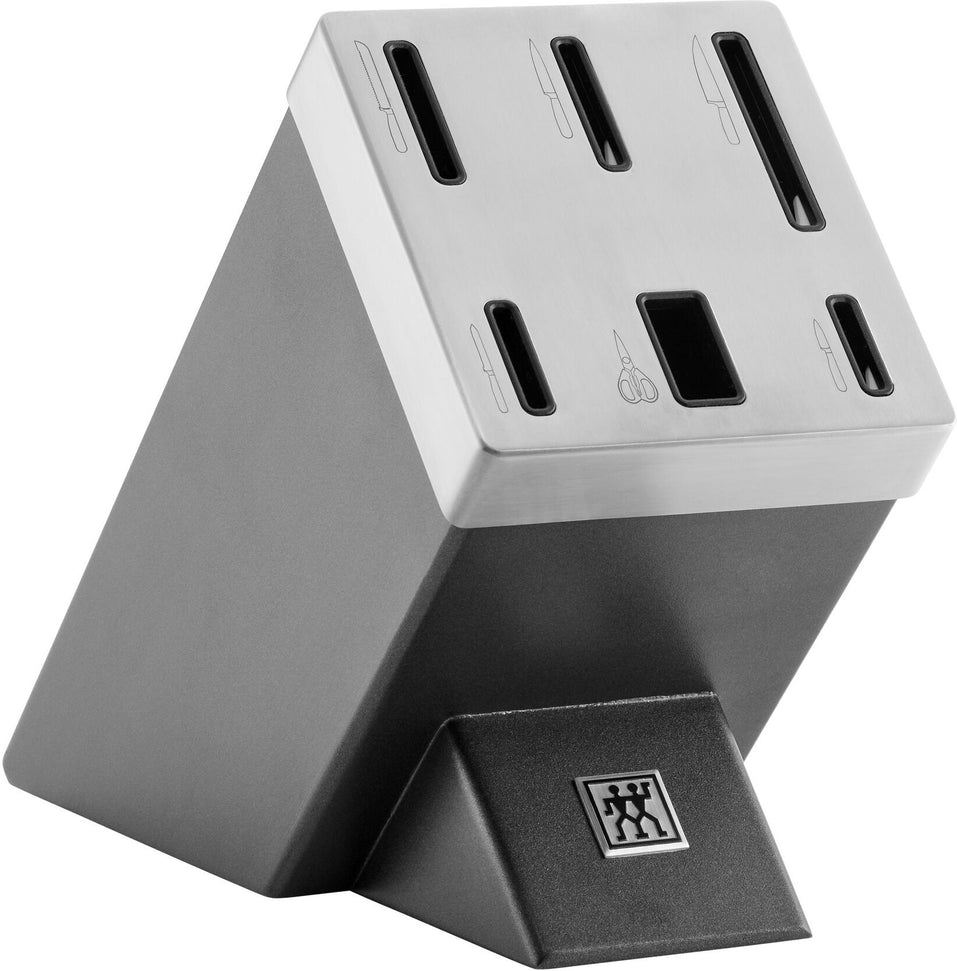 Zwilling - ALL * STAR 7 PC Black Knife With Black Self Sharpening Block Set - 1022568