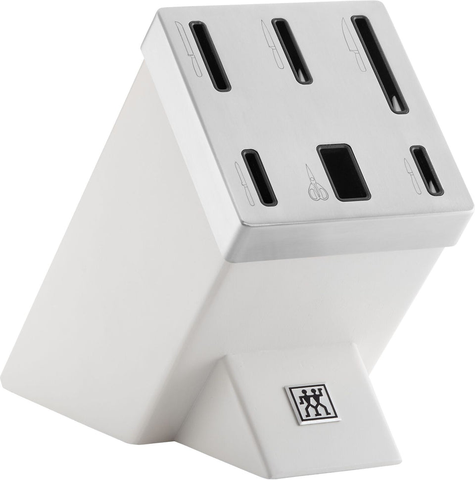 Zwilling - ALL * STAR 7 PC Black Knife With White Self Sharpening Block Set - 1022569