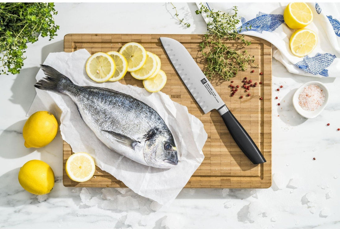 Zwilling - ALL * STAR 7" Santoku Knife Gold Matt - 1022907