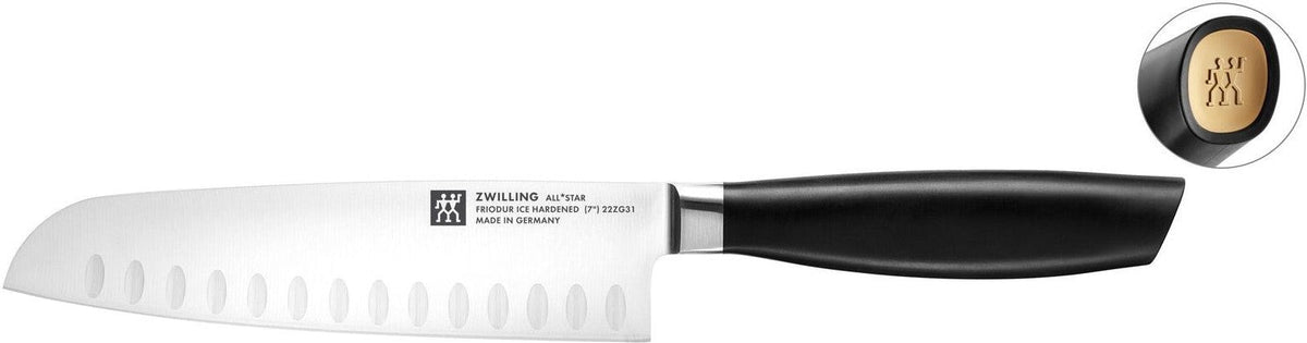 Zwilling - ALL * STAR 7" Santoku Knife Gold Matt - 1022907
