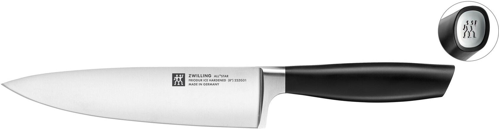 Zwilling - ALL * STAR 8" Chef's Knife Silver - 1020799