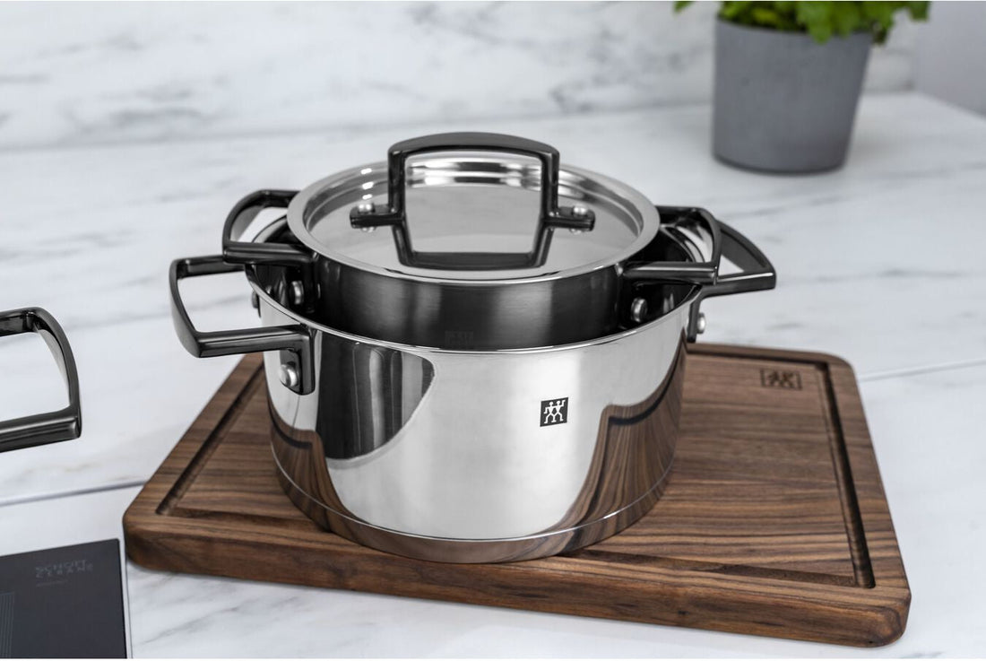 Zwilling - Bellasera 9 PC Stainless Steel Cookware Set Black - 71160-005