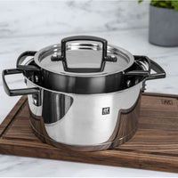 Zwilling - Bellasera 9 PC Stainless Steel Cookware Set Black - 71160-005