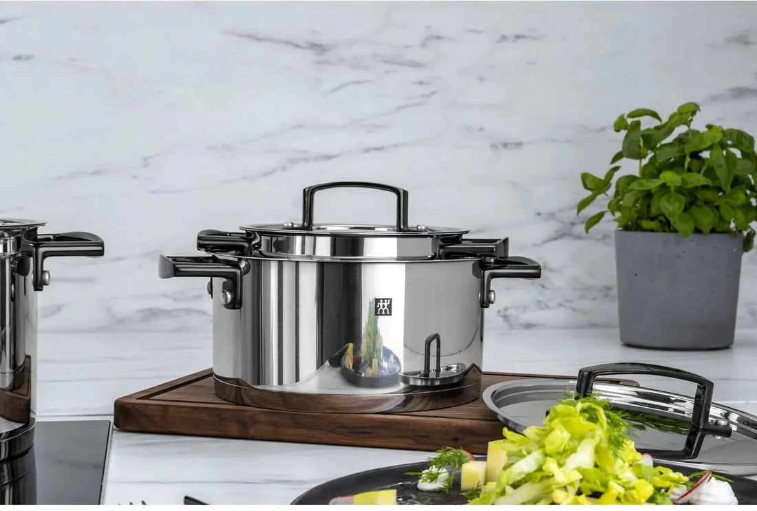 Zwilling - Bellasera 9 PC Stainless Steel Cookware Set Black - 71160-005