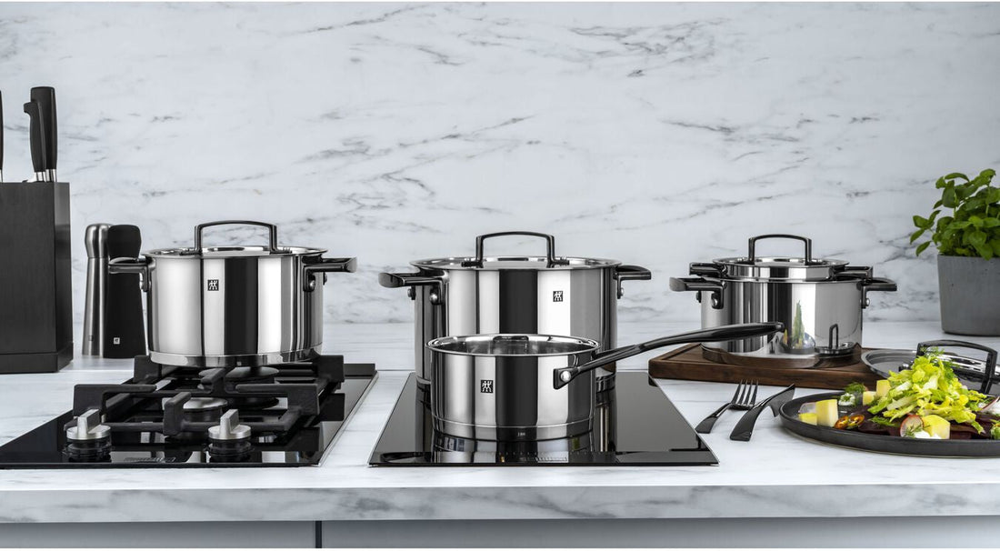 Zwilling - Bellasera 9 PC Stainless Steel Cookware Set Black - 71160-005