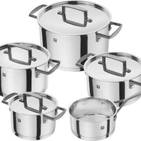 Zwilling - Bellasera 9 PC Stainless Steel Cookware Set Black - 71160-005