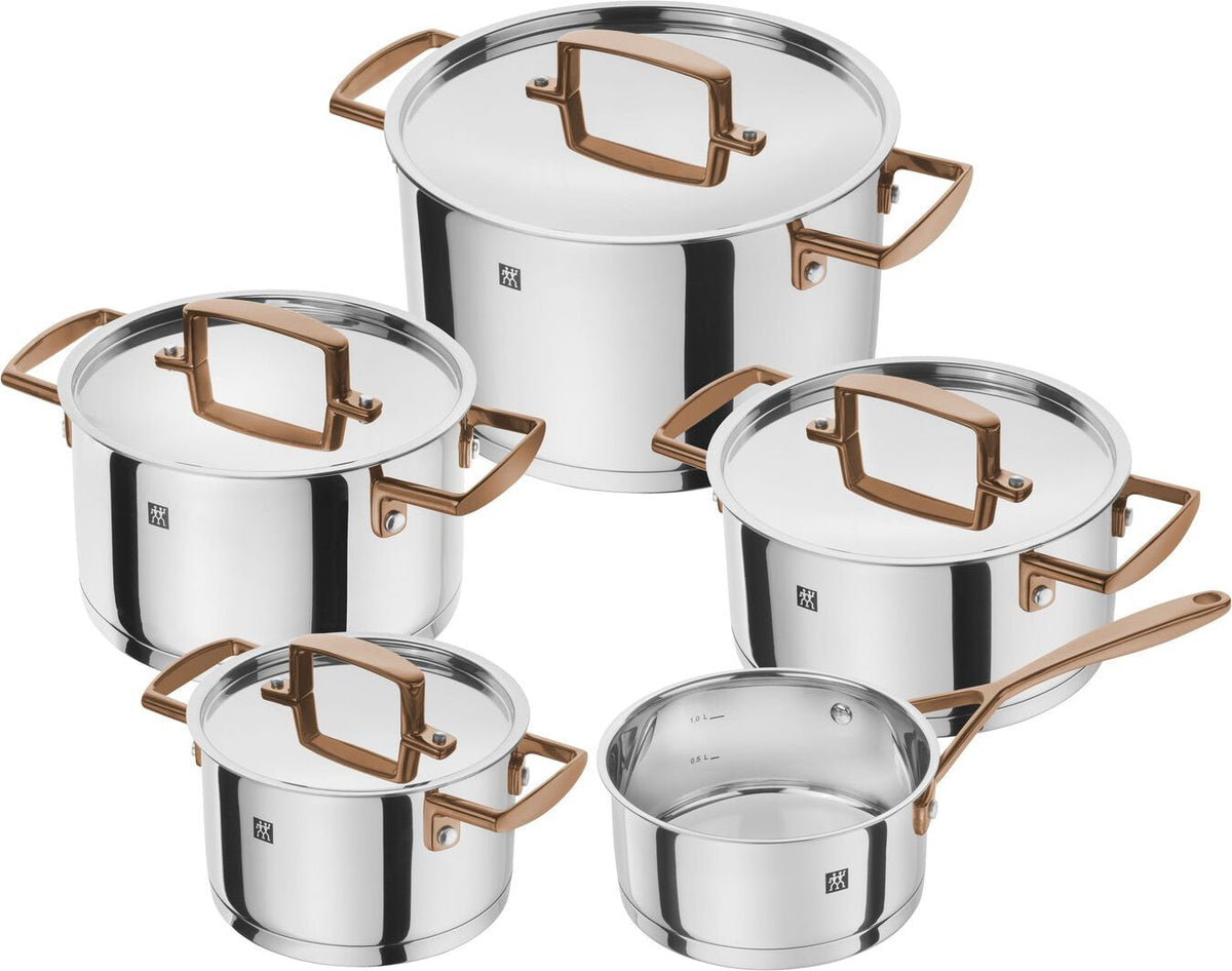 Zwilling - Bellasera 9 PC Stainless Steel Cookware Set Rose - 71170-005