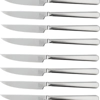 Zwilling - Contemporary 8 PC Stainless Steel Steak Knife Set with Woodcase - 22764-800