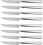 Zwilling - Contemporary 8 PC Stainless Steel Steak Knife Set with Woodcase - 22764-800
