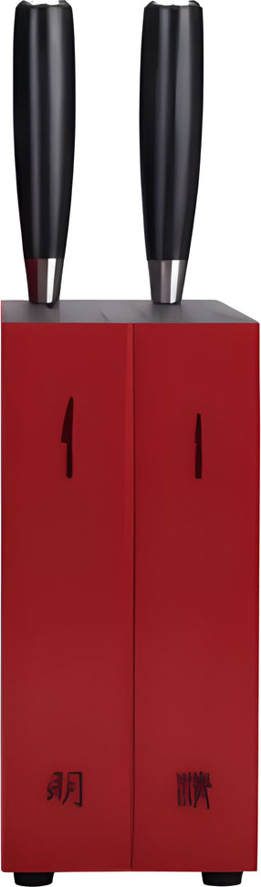 Zwilling - DRAGON 3 PC Knife block set With 3" Vegetable Knife, 5.5" Petty/Prep Knife and Knife Block - 54412-002