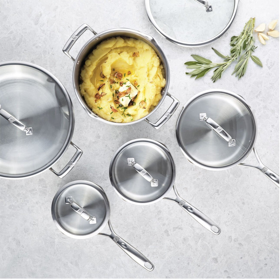 Zwilling - Energy X3 10 PC 18/10 Stainless Steel Cookware Set - 71150-005