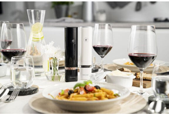 Zwilling - Enfinigy 2 PC Salt & Pepper Mill, Black & White - 53103-702