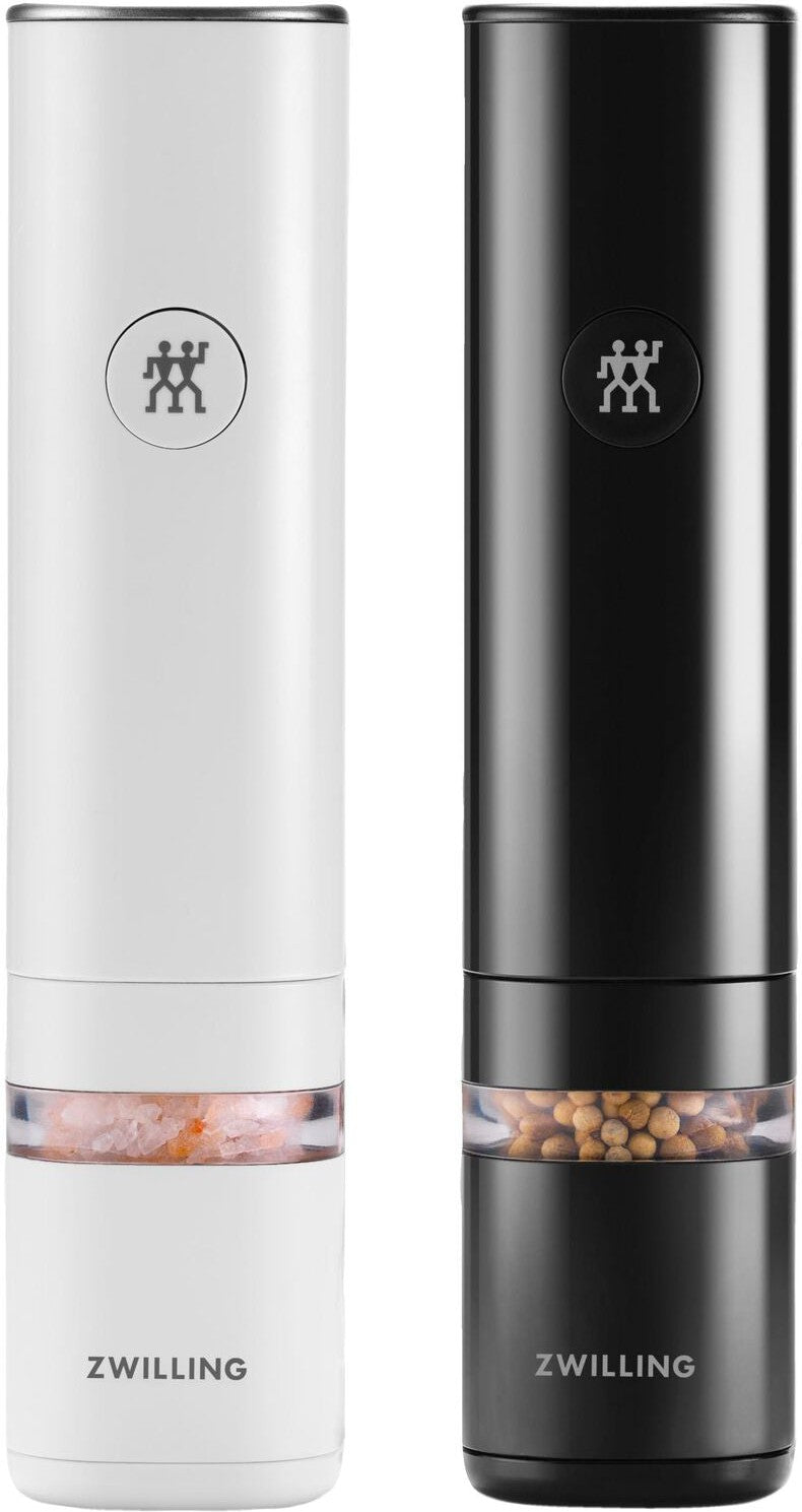 Zwilling - Enfinigy 2 PC Salt & Pepper Mill, Black & White - 53103-702