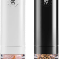 Zwilling - Enfinigy 2 PC Salt & Pepper Mill, Black & White - 53103-702