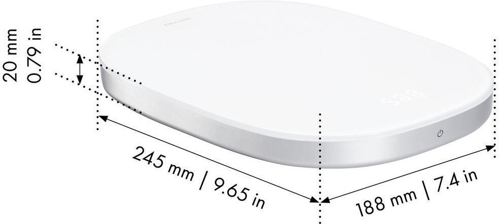Zwilling - Enfinigy Silver Digital Kitchen Scale - 53011-051