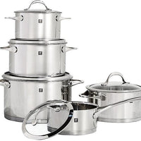 Zwilling - Essence 10 PC Stainless Steel Cookware Set - 66220-007