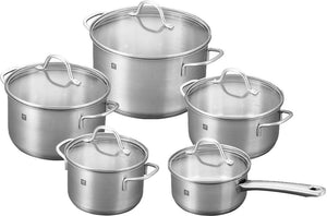 Zwilling - Flow 10 PC Stainless Steel Cookware Set - 71030-001