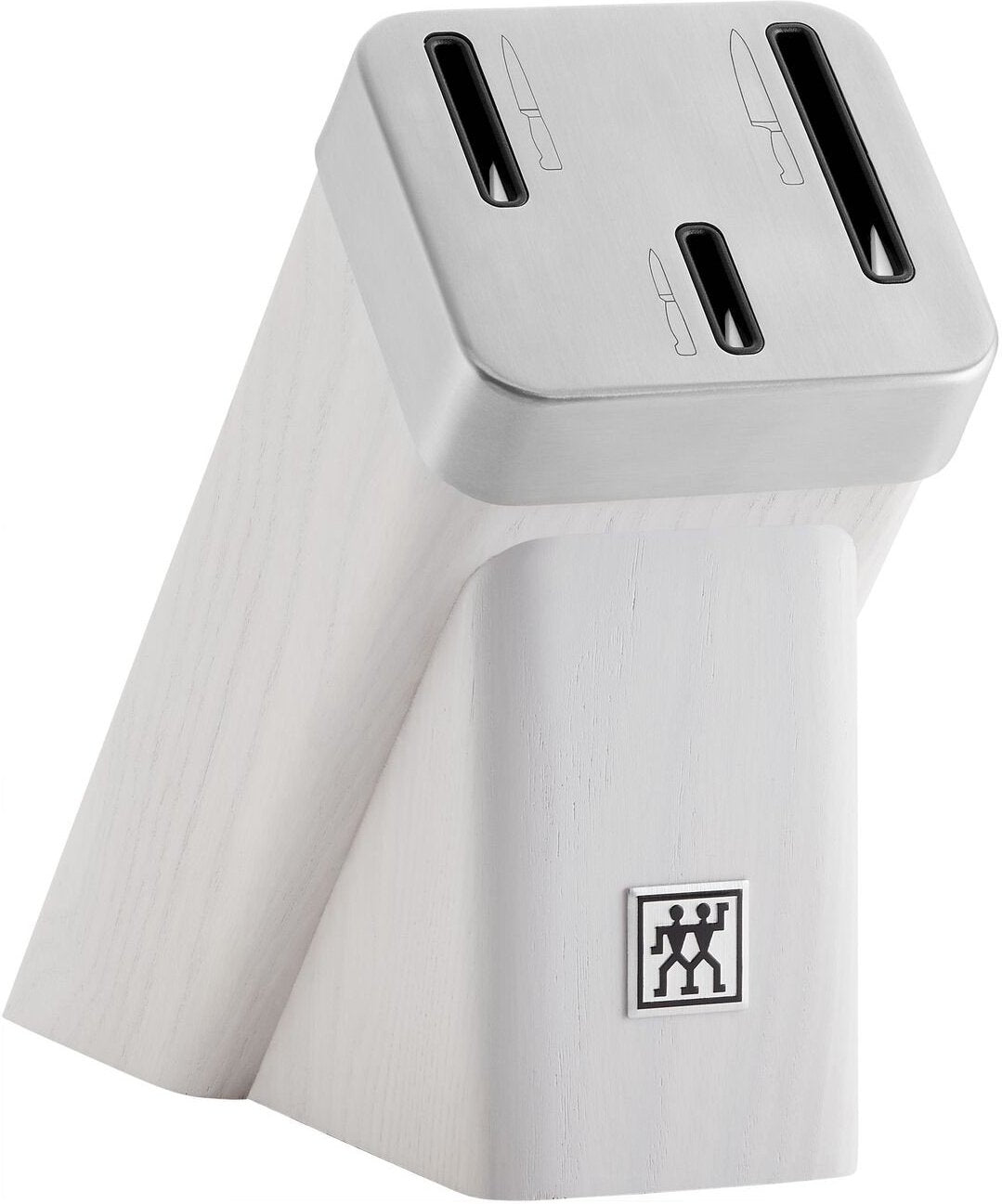 Zwilling - Four Star 4 PC Self-Sharpening Knife Block Set White - 35134-400