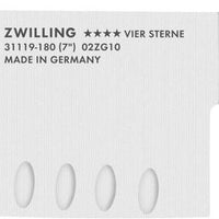 Zwilling - Four Star 7" Santoku Knife Granton - 31119-181