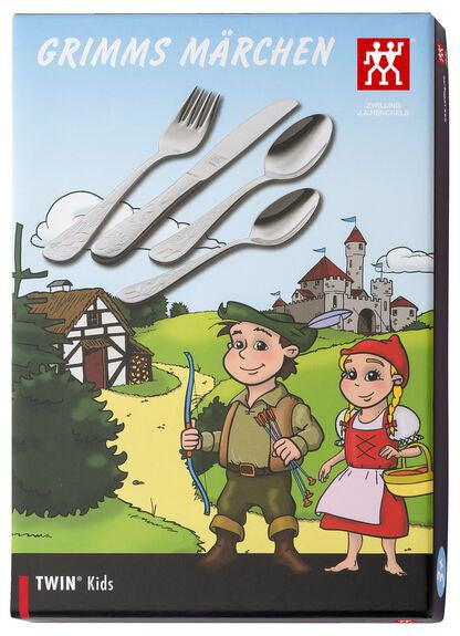 Zwilling - Grimms Farytales 4 PC Children Flatware Set - 07010-210