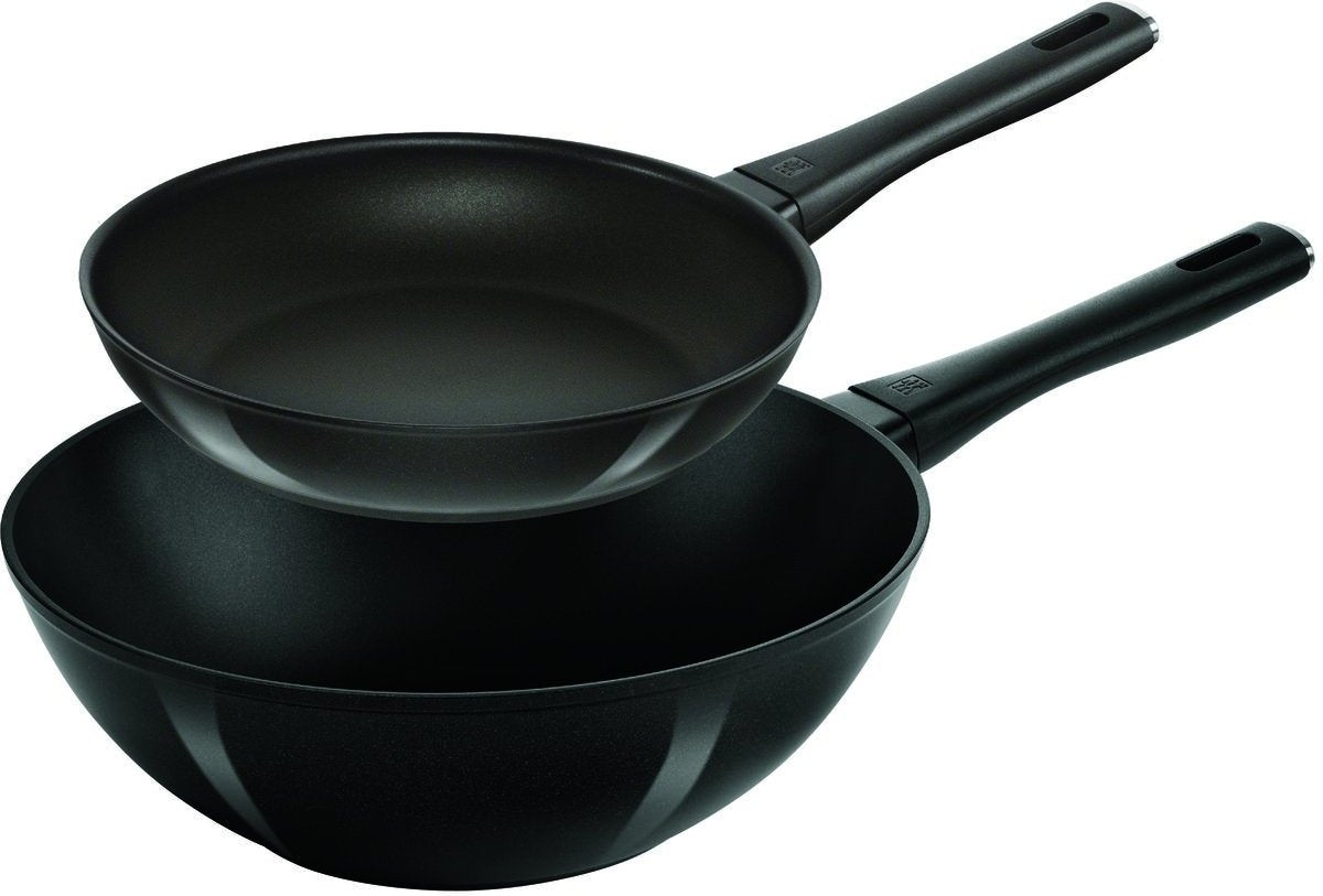 Zwilling - Madura Plus 2 PC Aluminum Wok With Fry Pan - 66299-003