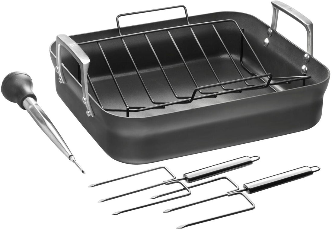 Zwilling - Motion 16" x 14" Aluminum Non Stick Roaster with Rack - 66201-004