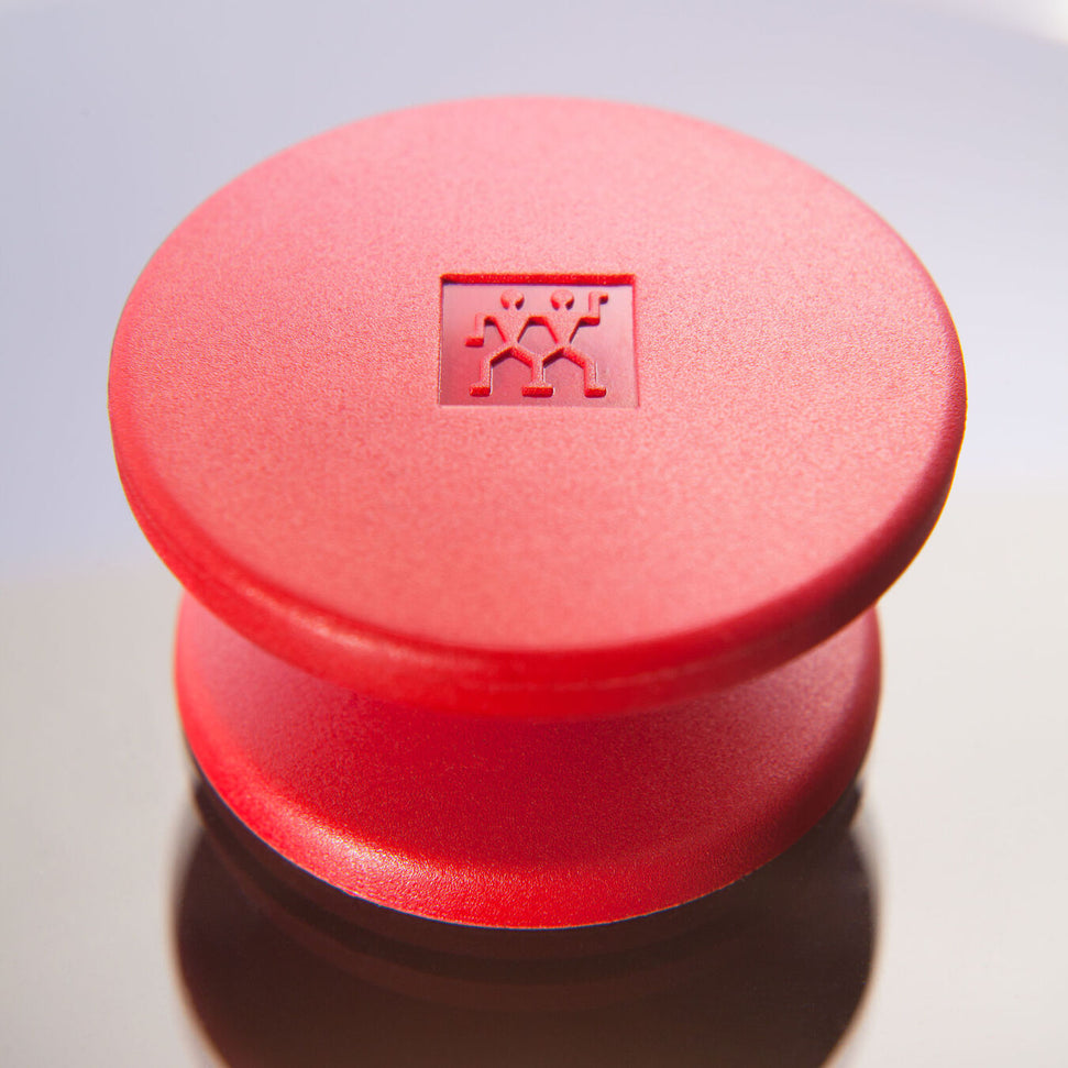 Zwilling - Now 11" Aluminum Red Saute Fry Pan With Lid - 65520-280