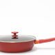 Zwilling - Now 11" Aluminum Red Saute Fry Pan With Lid - 65520-280