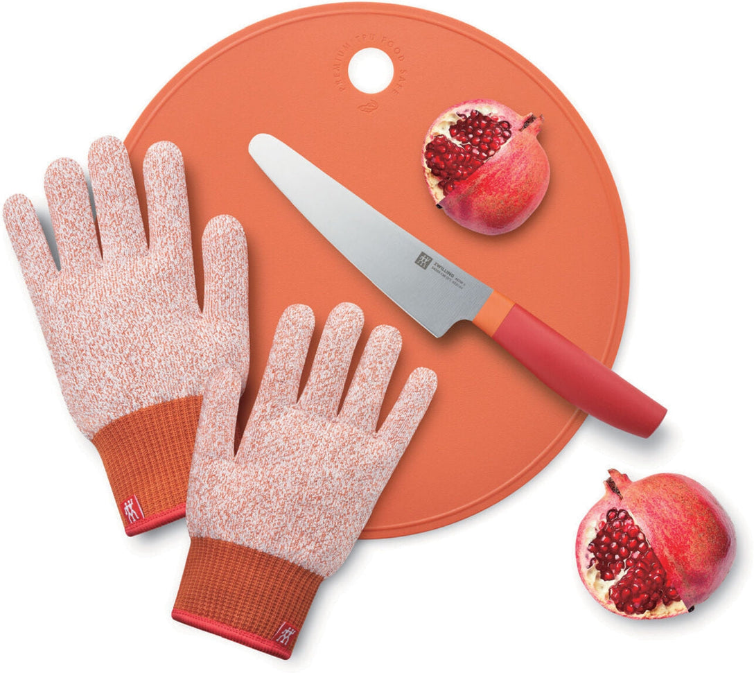 Zwilling - Now S 3 PC Stainless Steel Red Knife Set - 54350-403 - DISCONTINUED