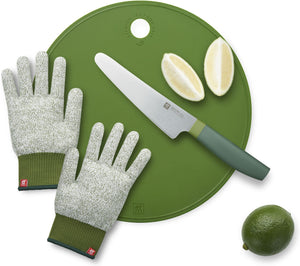 Zwilling - Now S 3 PC Stainless Steel Green Knife Set - 54370-403