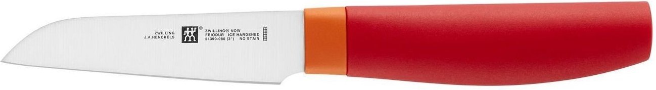 Zwilling - Now S 3" Stainless Steel Red Vegetable Knife - 54350-081