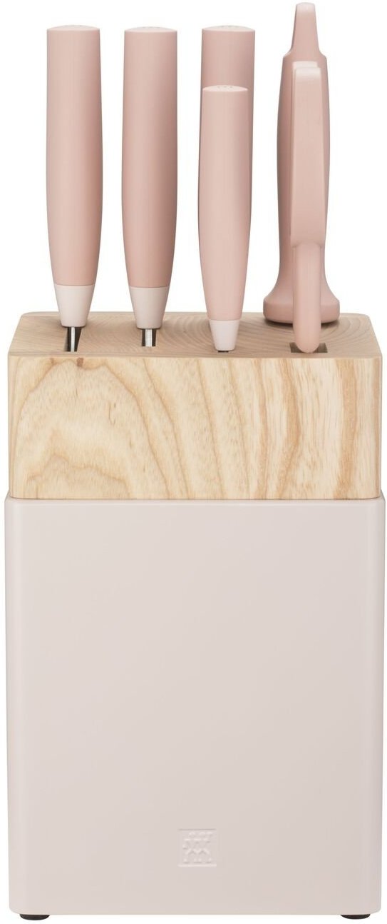 Zwilling - Now S 7 PC Stainless Steel Pink Knife Block Set - 54340-007