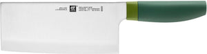 Zwilling - Now S 7" Stainless Steel Green Chinese Chef's Knife - 54379-181