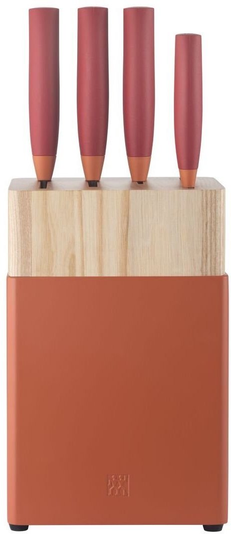 Zwilling - Now S Stainless Steel 6 PC Red Knife Block Set - 54350-006