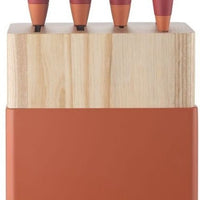 Zwilling - Now S Stainless Steel 6 PC Red Knife Block Set - 54350-006