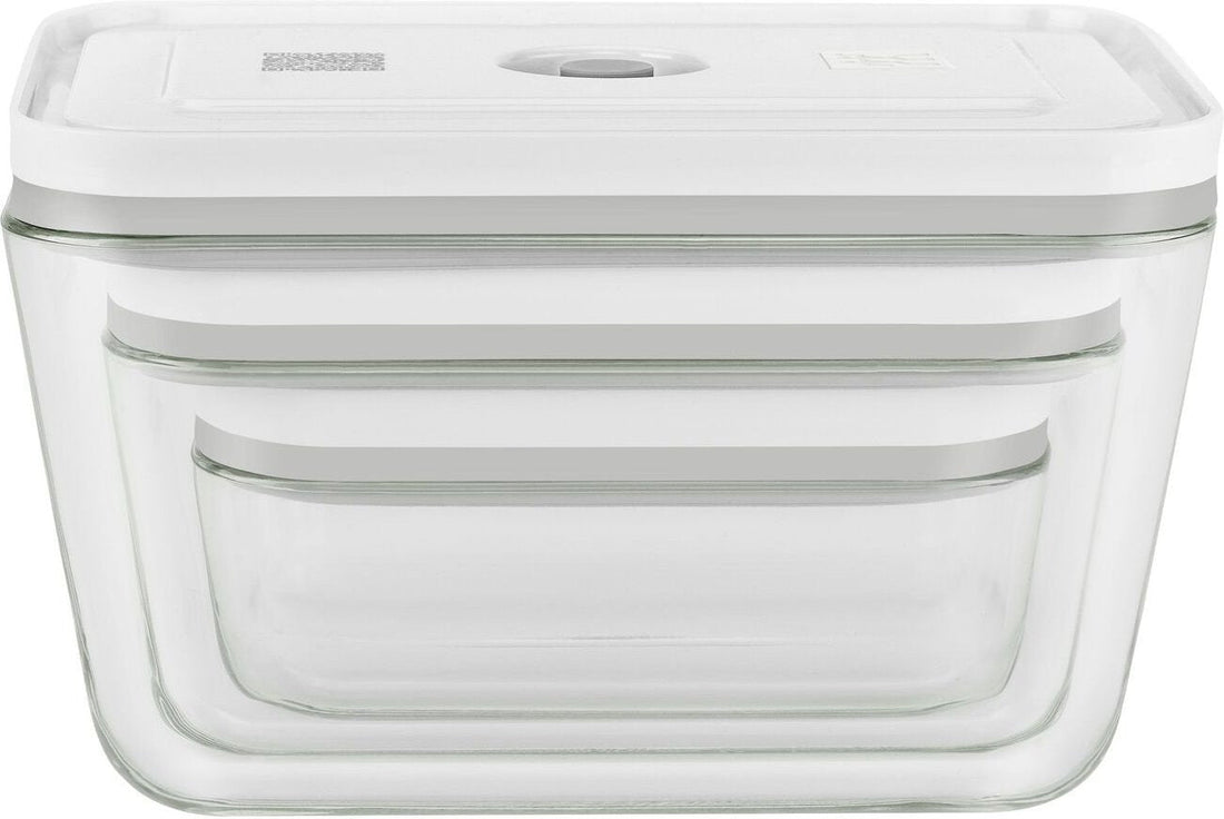 Zwilling - Pack of 3 Fresh & Save Glass Vacuum Container - 36803-003