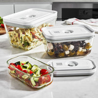 Zwilling - Pack of 3 Fresh & Save Glass Vacuum Container - 36803-003