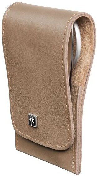 Zwilling - Premium 4 PC Taupe Leather Pocket Case - 1007324