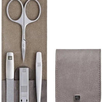 Zwilling - Premium 4 PC Taupe Leather Pocket Case - 1007324