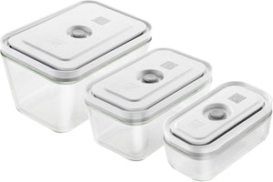 Zwilling - Set of 3 Fresh & Save Glass Vacuum Container - 36803-003