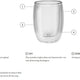 Zwilling - Sorrento 2 PC Double-Wall Beverage Glass Set - 39500-120
