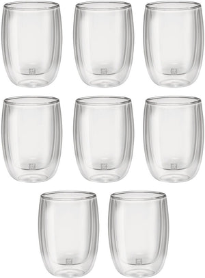 Zwilling - Sorrento 8 PC Double-Wall Coffee Glass Set - 39500-122