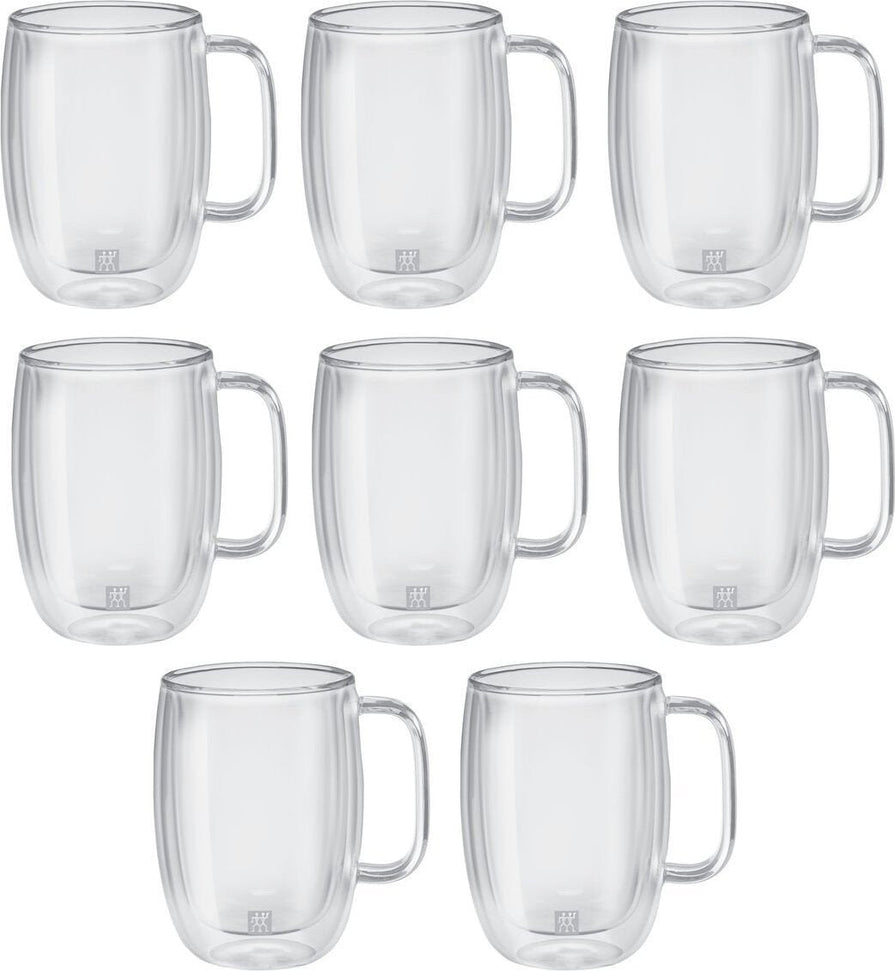Zwilling - Sorrento 8 PC Double-Wall Latte Glass Set - 39500-126